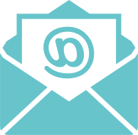 Email icon in teal